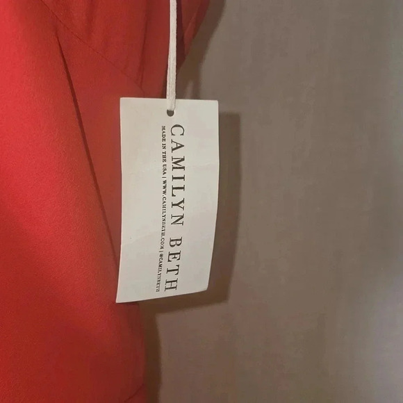 Camilyn Beth The Stacey Red Fit And Flare Flirty Sleeveless Dress SZ 4 - Picture 7 of 12